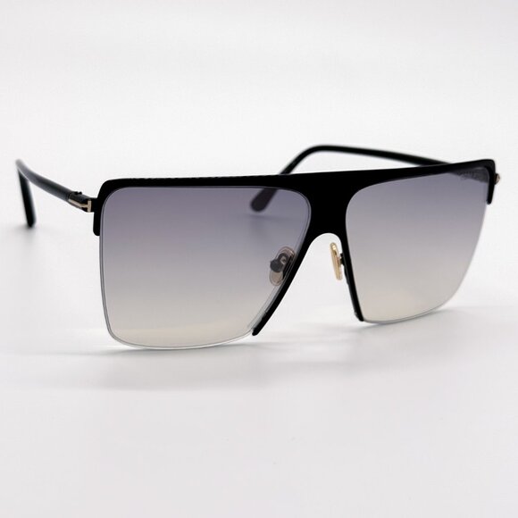 NEW TOM FORD SOFI TF840 01C SUNGLASSES WOMEN SQUARE BLACK FT0840/S - Picture 4 of 8